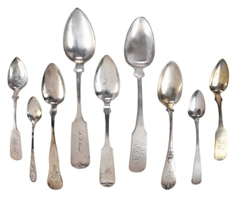 101 Pieces Coin Silver Flatware