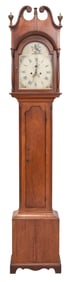 American Federal Inlaid Cherry Tall Case Clock
