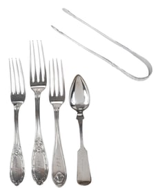 16 Pieces Northern Coin Silver Flatware