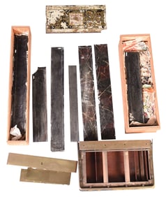 Faux Painted Black Marble Fireplace Surround