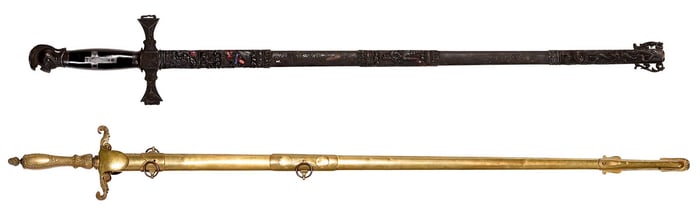 Model 1840 Medical Staff Officer's Sword and Knights of Malta Ceremonial Sword