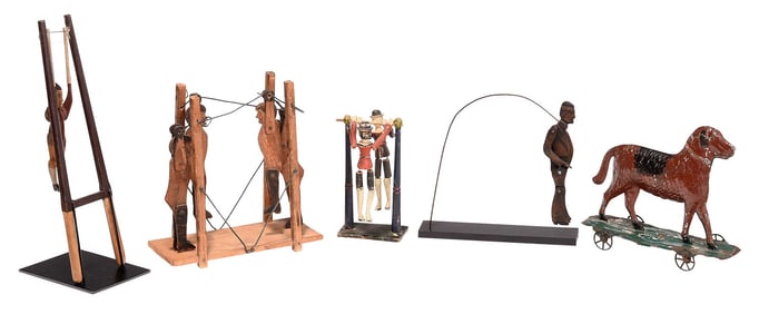 Five Folk Art Whimsies and Toys