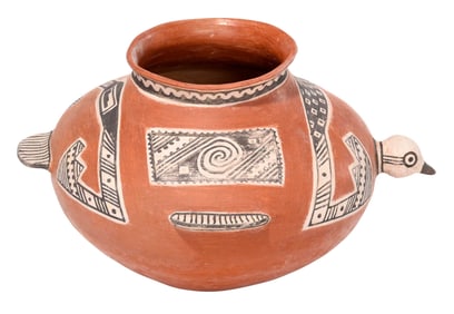 Salado Tonto Style Polychrome Bird Effigy Jar
