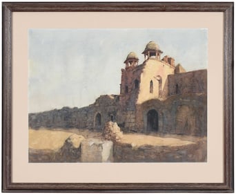 Southwestern Ruins Watercolor