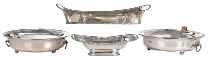 Four Pieces Early Plate Table Items