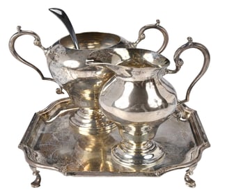 Four Pieces Silver, Most English Silver