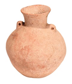 Two Handled Terracotta Vessel