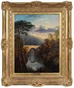 Robert C. Edwin, The Old Bridge at Garry
