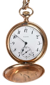 Gold Plated Elgin Pocket Watch