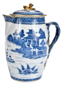 Chinese Export Porcelain Cider Jug