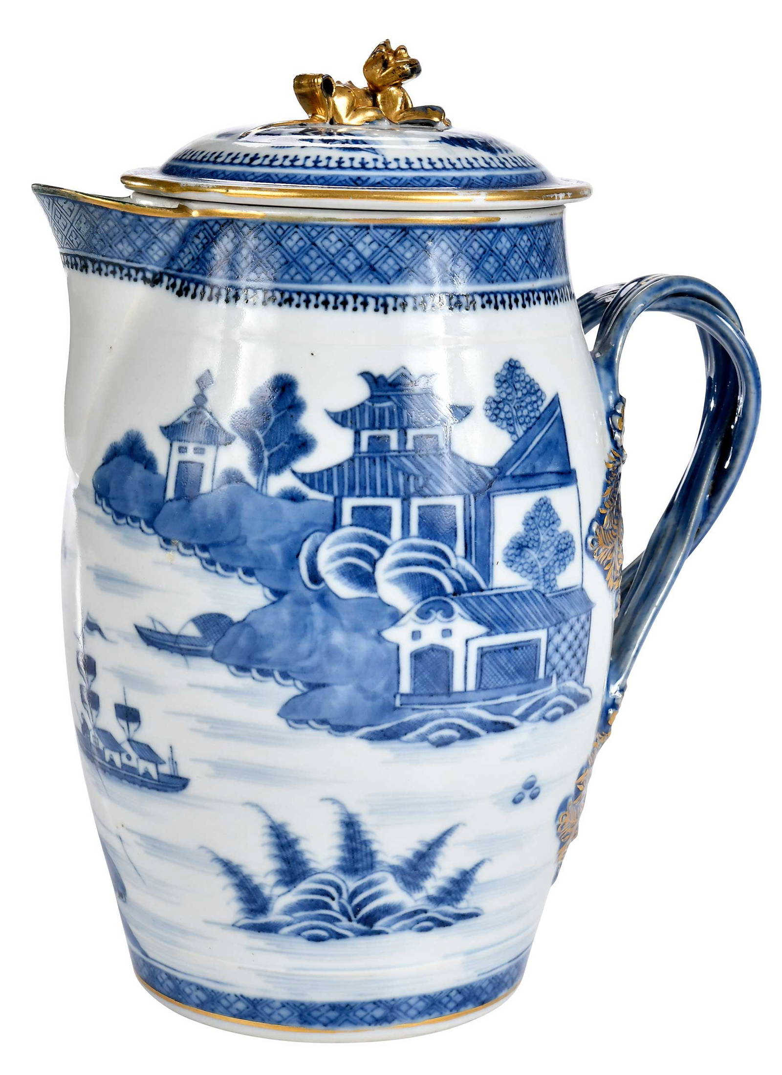 Chinese Export Porcelain Cider Jug