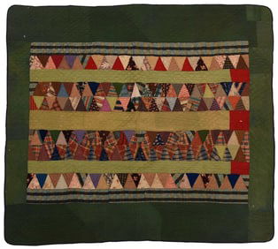 Geese in Flight Variation Crib Quilt