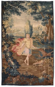 Large Franco-Flemish Pictorial Tapestry, King Agamemnon