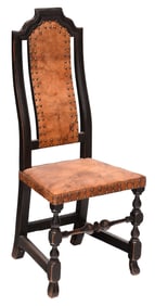 Boston William and Mary Leatherback Chair