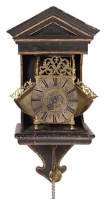 Rare Early British Brass Lantern Clock by Joseph Windmills