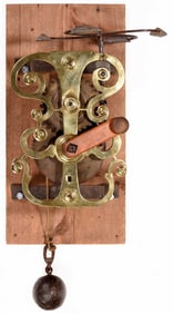 Fine and Rare Large Spit Engine with Decorative Brass Face