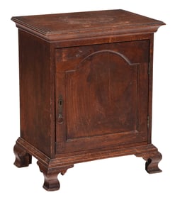 Mendenhall Family Chester County Chippendale Walnut Spice Cabinet