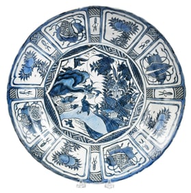 Chinese Export Kraak Ware Porcelain Charger