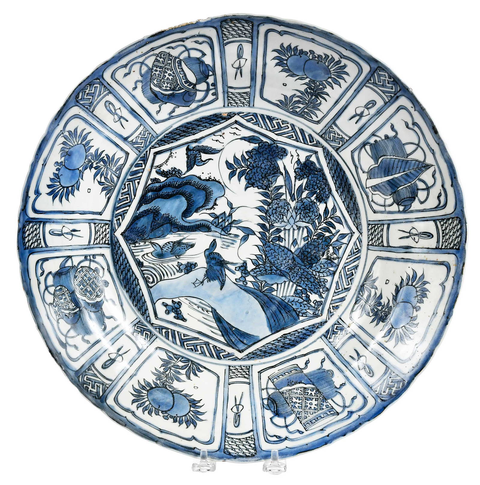 Chinese Export Kraak Ware Porcelain Charger