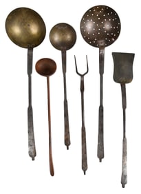 Group of Six Cooking Utensils