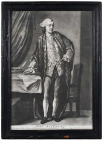 Mezzotint of John Wilkes