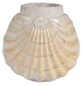 Staffordshire Pottery Master Mold Block for Pecten Shell Tea Caddy