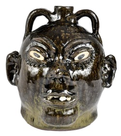 Lanier Meaders Double Face Jug