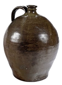 Important Dave Drake "LM" Inscribed Edgefield South Carolina Stoneware Jug