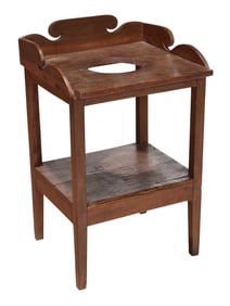 Neat Pieces Documented Georgia Federal Poplar and Yellow Pine Wash Stand