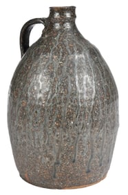 Crawford County Georgia Attributed Stoneware Jug
