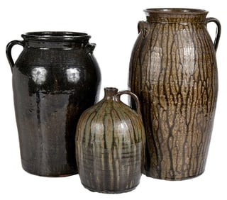 Three Pieces of Mossy Creek Georgia Stonewares