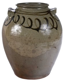 Thomas Chandler Attributed Edgefield South Carolina Stoneware Jar