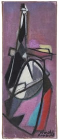 Reynold Arnould, Purple Abstract Painting