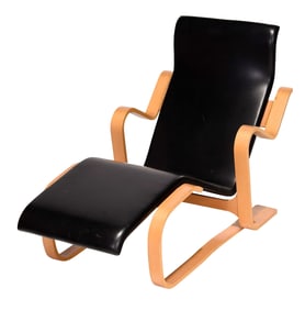 Marcel Breuer Designed Long Chair Attributed to Knoll
