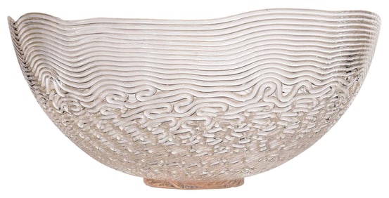 Mark Peiser, Monumental Coiled Glass Bowl