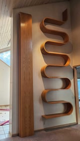 Alan Lazarus Monumental Sculptural Shelf, Ladder