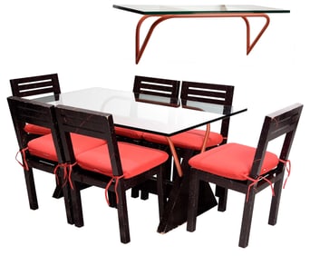 Wendy Maruyama, Table, Six Chairs, and Shelf