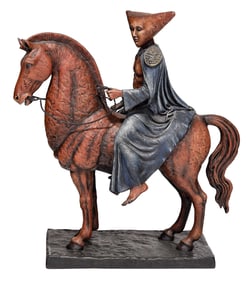 Sergio Bustamante Equestrian Sculpture