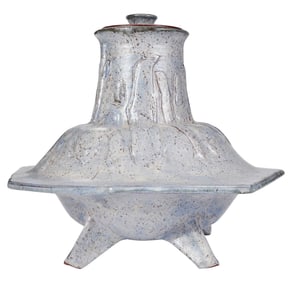 Stephen Wing, Contemporary Lidded Ceramic Vessel