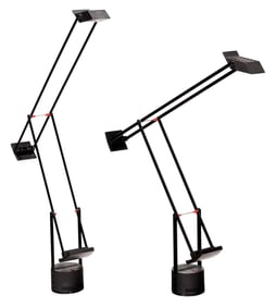 Richard Sapper for Artemide, Pair of Tizio Desk Lamps
