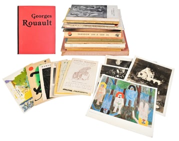 40 Art Exhibition Catalogs, 1941-1975