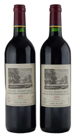 Two Bottles 2001 & 2002 Chateau Duhart-Milon