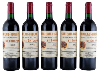 Five Bottles 1997 Chateau Figeac