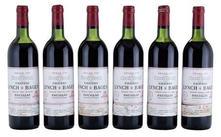 Six Bottles 1982 Chateau Lynch-Bages