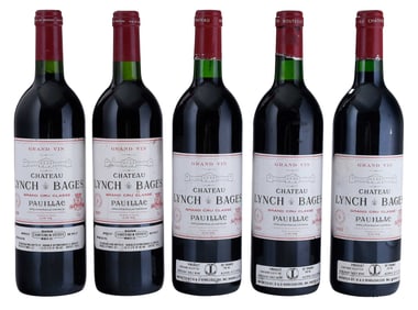 Five Bottles 1989 Chateau Lynch-Bages