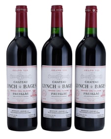 Three Bottles 2000 Chateau Lynch-Bages