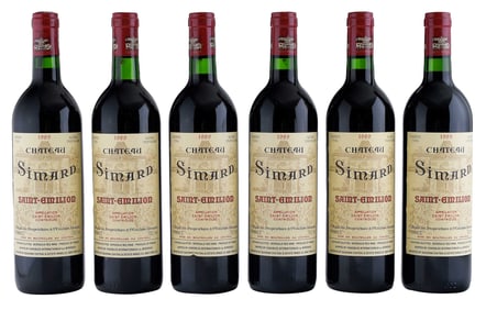 Six Bottles 1989 Chateau Simard