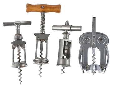 Four Antique Corkscrews