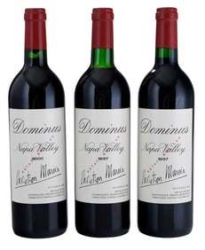 Three Bottles 1997 & 2000 Dominus