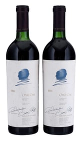 Two Bottles 1988 Opus One